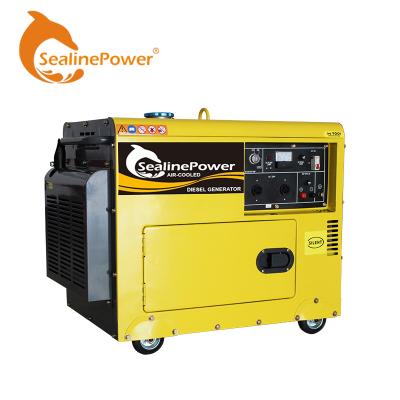 China 5KW small diesel generator for home use SDG6500SE for sale