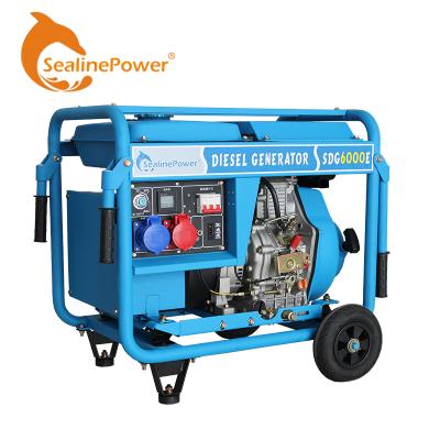 China 8kw Inverter Diesel Generator 8kw SDG8500SE WITH 192FB DEISLE ENGINE for sale