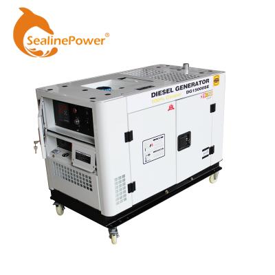 China 12KVA 10KW Silent Type Water Cooled Diesel Generator For Home Use SDG15000SE for sale