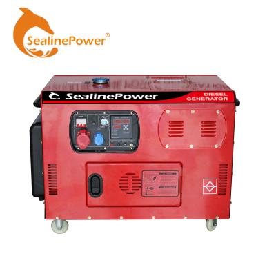 China Water Cooled 10KW Two Cylinder SDG15000SE Generator Set for sale