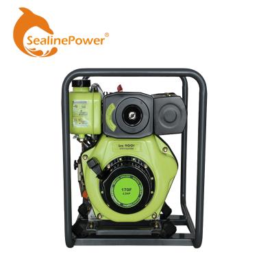 China Irrigation and agriculture 3 inch 80mm diameter agricultural irrigation inlet dewatering diesel water pump for sale for sale