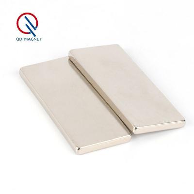 China Industrial Magnet N52 Nickel Coated Rectangular Sintered NdFeB Neodymium Block Magnet for sale