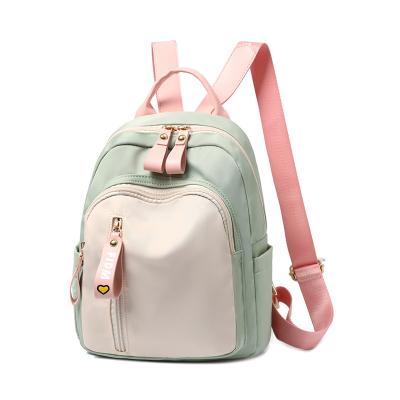 China Preppy Lightweight Durable Fabric Bag Oxford Style Backpack Pale Color Bag Girls Bag for sale