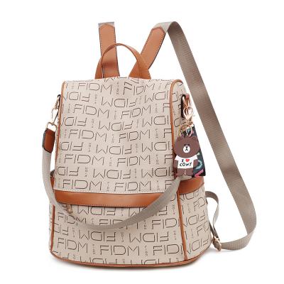 China Fashion Europe and America characteristic style bag bear pendant backpack for ladies for sale