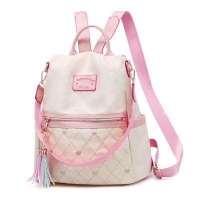 China Lady 2021 new design high school girls bag female leisure travel backpack beautiful bag for sale