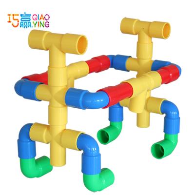 China Amazon Hotsale Construction Toys Pipe Tube Building Toys For Kids-80 Pieces for sale