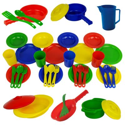 China Kitchen toys set kitchen and dinner set, 41pcs in net bag, kitchen toys for kids fun for sale