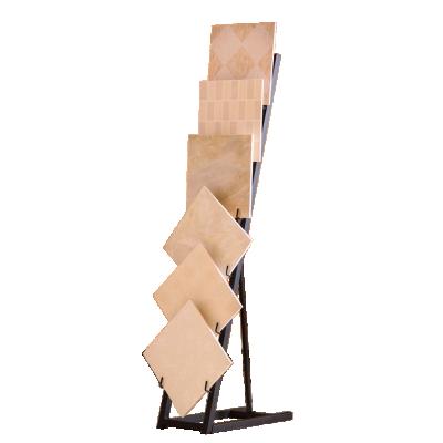 China Durable Quartz Sight Waterfall Display Stand Ceramic Tile Stone Floor Display Stand Light Stand for sale