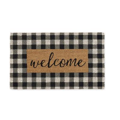 China Easy To Clean China Sale Rectangular Polyester Fiber Door Mat Living Room Indoor Door Mat for sale