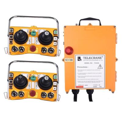 China F24-60 Telecrane Joystick 8 Channel 5 Speed ​​Material Handling Mine Drilling Rig Waterproof Industrial Remote Control for sale