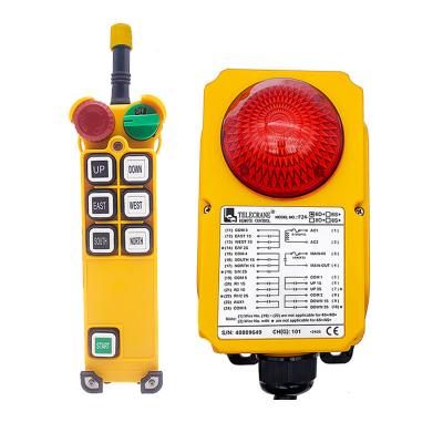 China F24-6D+ LCC 6 Button Waterproof Sticker Industrial Crane Radio Remote Control For Cranes for sale