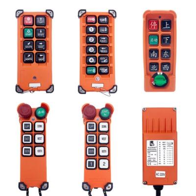 China F21-E2M-8 8 button rf radio hoist wireless crane industrial waterproof remote control for sale