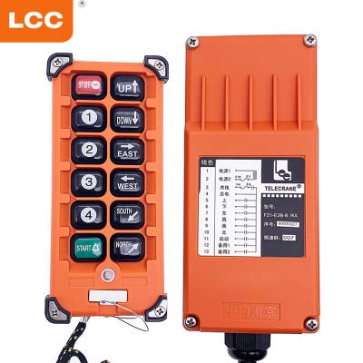 China F21-E2B-8 Telecrane 8 Channel Waterproof Single Speed ​​Industrial Crane Radio Remote Control For Cranes for sale