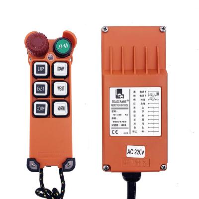 China Autec industrial equipment F21-E2M AC/DC 110-480v 6 channel 500m wireless radio remote control switch for sale