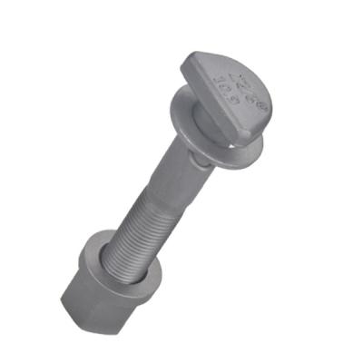 China Steel Trailer Bolt 6591112455 Grade 10.9 Galvanized for sale