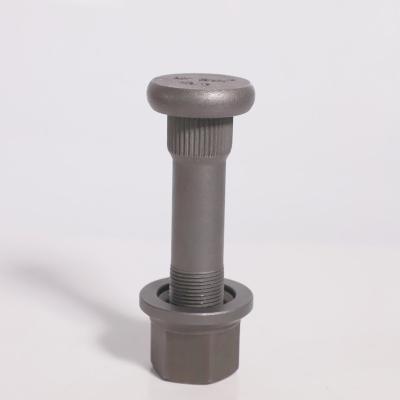 China Steel Hub Bolt 22x1.5x94 OEM 1309191 Gray For DAF Hardness 10.9 Zinc White for sale