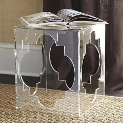 China (Other)small adjustable console table living room furniture custom acrylic corner console table for sale