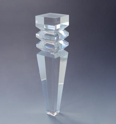 China Regular Custom Acrylic Furniture Legs Lucite Furniture Legs for sale