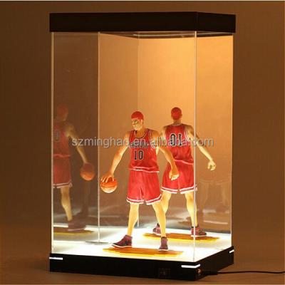 China Acrylic Display Showcase Custom Acrylic Display Case , Acrylic Display Box With Led Light for sale