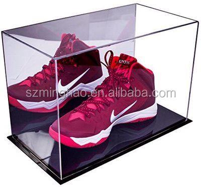 China Home Shoe Maker Customized Acrylic Display Case , Clear Shoe BO for sale