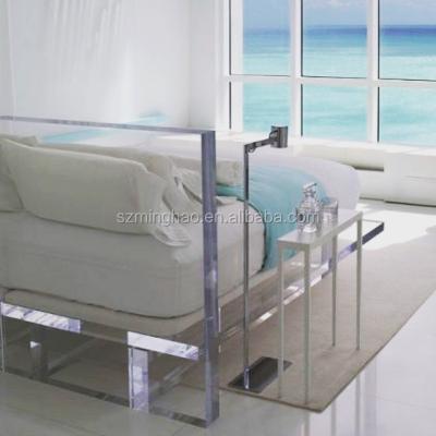 China Factory Adjustable Modern Acrylic Headboard Acrylic Bed Frame (Other) for sale