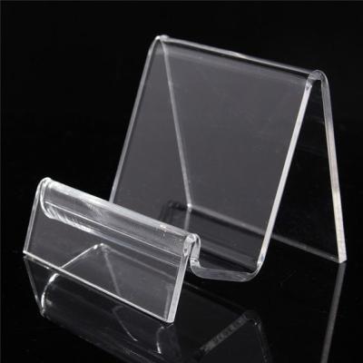 China Eco - Friendly / Strong Enough Lucite Custom Clear Acrylic Desktop Display Racks And Stand for sale