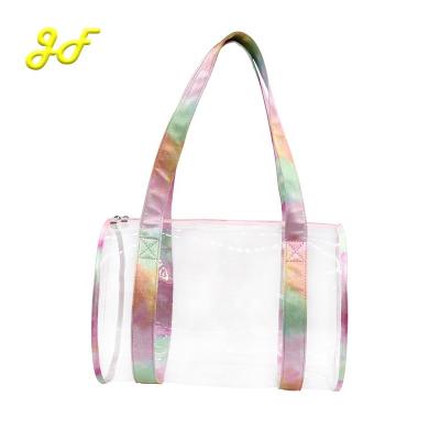 China Fashion 20 Years Factory Free Sample Wholesale Custom Made PVC Women Waterproof Beach Bag for sale