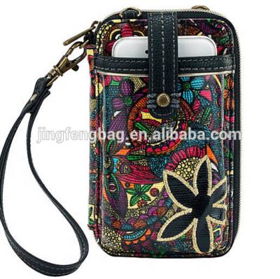 China Waterproof 10 Years Circle Smartphone Wristlet Wallet Artist Factory for sale