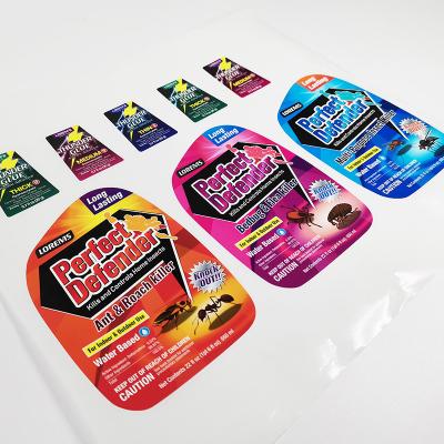 China Glossy Chemical Products Labels CMYK Waterproof Matte Lamination Sticker for sale