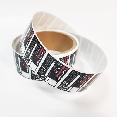 China Bedruckbare Verpackenpapieraufkleber dauerhafter Matte Industrial Labels Rolls zu verkaufen