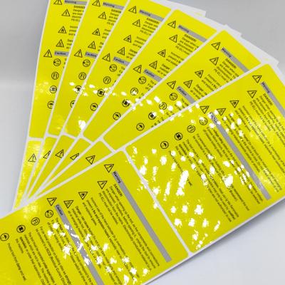 中国 Long-Lasting Waterproof Cosmetic Labels With High Durability Lamination 販売のため