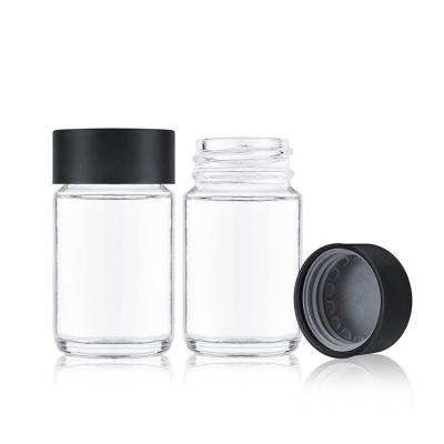 China New Arrival 5-200ml Glass Jar Child Safe Lid Cosmetic Glass Storage Jar for sale