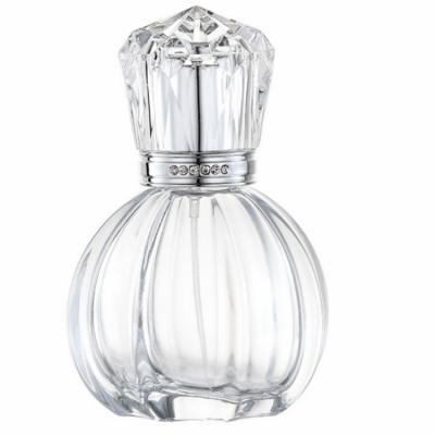 China Design Flint Mist Glass Bottle Cosmetic Refillable Empty Glass Perfume Bottle for sale