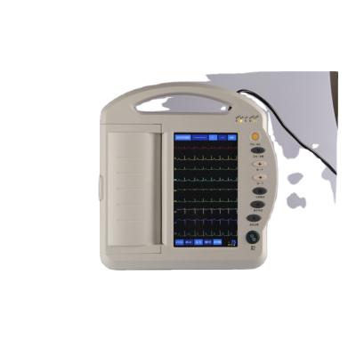 中国 Portable Metal Ecg Machine Electrocardiograph Ecg Machine 12 Channel Digital ECG Machine 12 Leads Ekg 販売のため