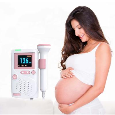 China Cardiology CE Certified Wholesale Price Ultrasound Baby Heart Rate Monitor Fetal Doppler Doppler Heart Detector for sale