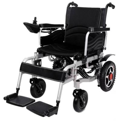 中国 Electric wheelchair 140Kg lightweight capacity lithium battery power foldable portable wheelchair for 140kg older 販売のため