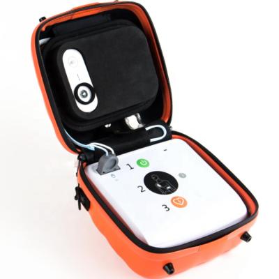 中国 Emergency Meditech AEDs With Lockout Protection Prevent Careless Cardiac Automatic Portable Automated AED External Defibrillator 販売のため