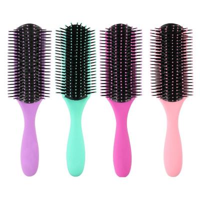 China Amazon Good Sale Home Carbon Fiber Brush Hot Pink Hair Extensions Brush Vent Hair Brushes for sale