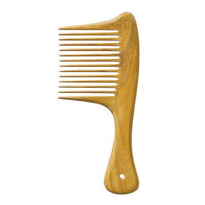 China Other New Arrival Large Size Wide Tooth Comb Anti-static Handmade Sandalwood Hair Wooden Comb for sale