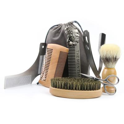 China Other Wooden Foldable Comb Barber Kit Comb Beard Brush And Comb Set for sale