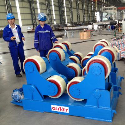 China welding rollers ,turnign rollers  PU wheels for stainless steel vessel /tank for sale