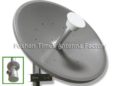 China 34dBi Solid Dish MIMO Dish Antenna Ф 1.2m Vertical & Horizontal Polarization for sale