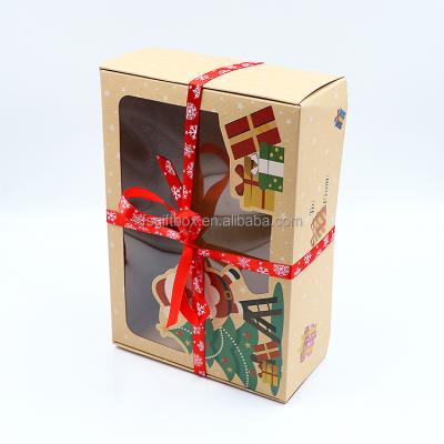 China Recycled Materials Rigid Wholesale Empty Small Paper Custom Printed Luxury Christmas Mystery Gift Box Manufacturer for sale