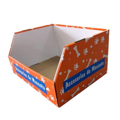 China Durable Wholesale Custom Countertop Pop Storage Box Household Price Voucher Cardboard PDQ Paper Display Box for sale