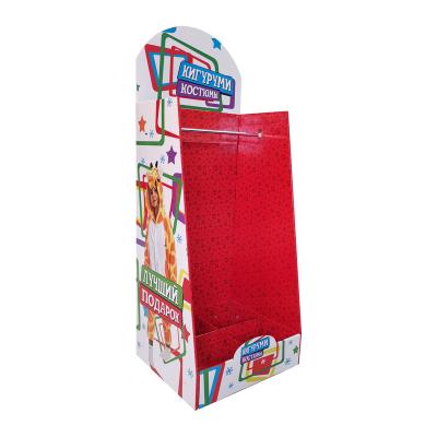 China Durable Display Store Shelves Supermarket Racks For Sale Cardboard Display Stand With Hooks for sale