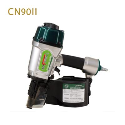 China Heavy Duty Coil Nail Machine Gun CN90II Firearm 345x130x370 Mm 15 Degree Coil Nailer Shooting for sale