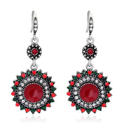 China FASHIONABLE factory in national fashion holiday style current style female accessories vintage earrings for sale