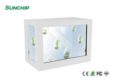 China Full Hd Transparent LCD Showcase , Network Wifi Transparent LCD Display Box for sale