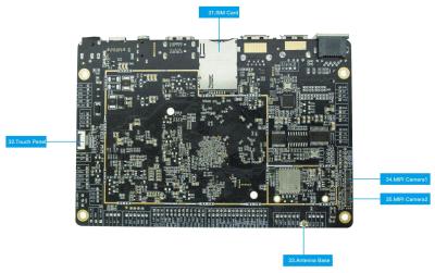 China Mainboard 2GB/4GB RAM da fábrica RK3399 Android de China com EDP/LVDS/HD à venda