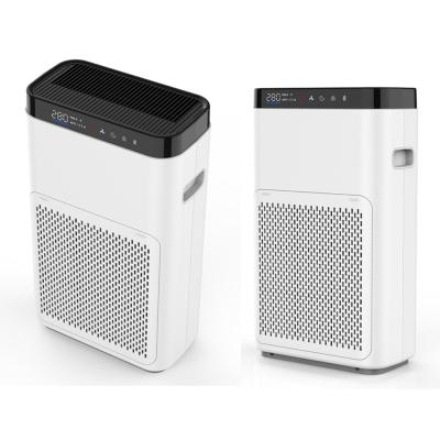 China Portable UV Sterilization Air Purifier Smoke Dust Hepa Home Air Purifier Pm2.5 Show Hepa Filter Air Cleaner for sale